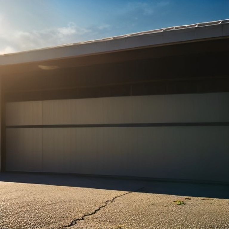 Jose Hernandez Garage Door's Repairs Co — professional Garage Door Repair in Pasadena, our branded team and work van — Garage Door Repair near me